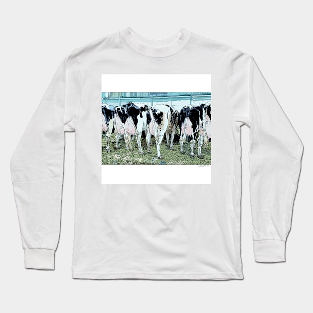 Cows Long Sleeve T-Shirt by WendiStrangFrost